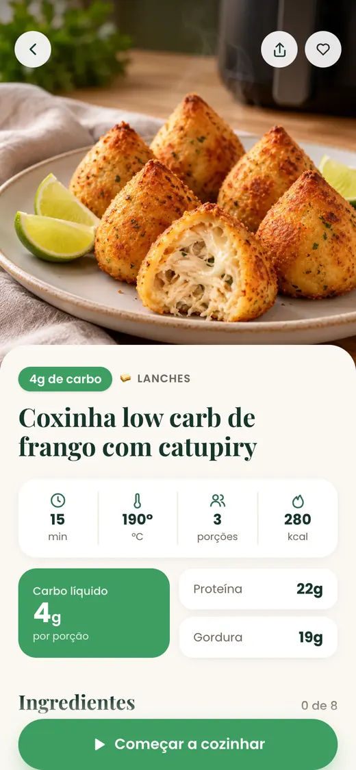 Tela do app Air 15 min no celular
