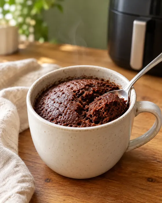 Bolo de caneca de chocolate